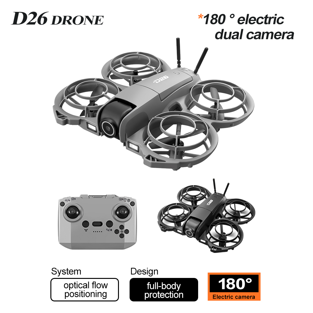 Fpv Brushless Rc Drone 4K - D26 4K Мини RC Дрон, Полная