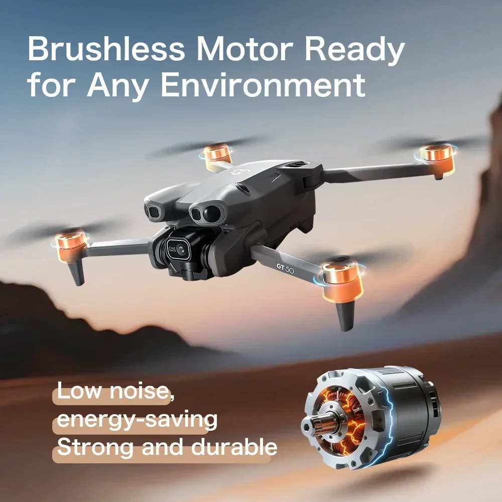 GT50 – радиоуправляемый квадро – обзор и цена Fpv Brushless Rc Drone 4K